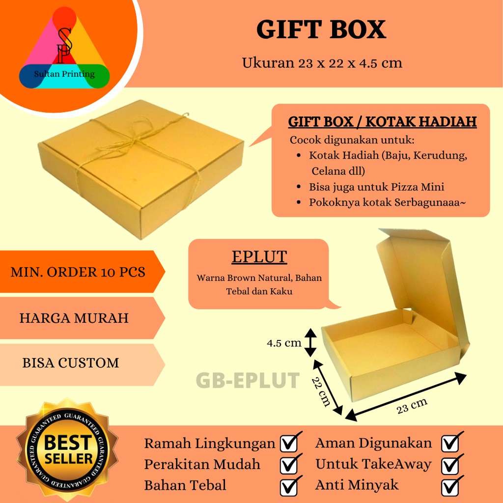 GIFT BOX / KOTAK HADIAH / DUS EPLUT