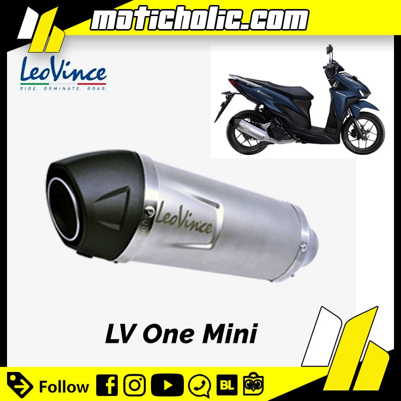 Leovince LV One Mini Knalpot Slipon Honda Vario 150