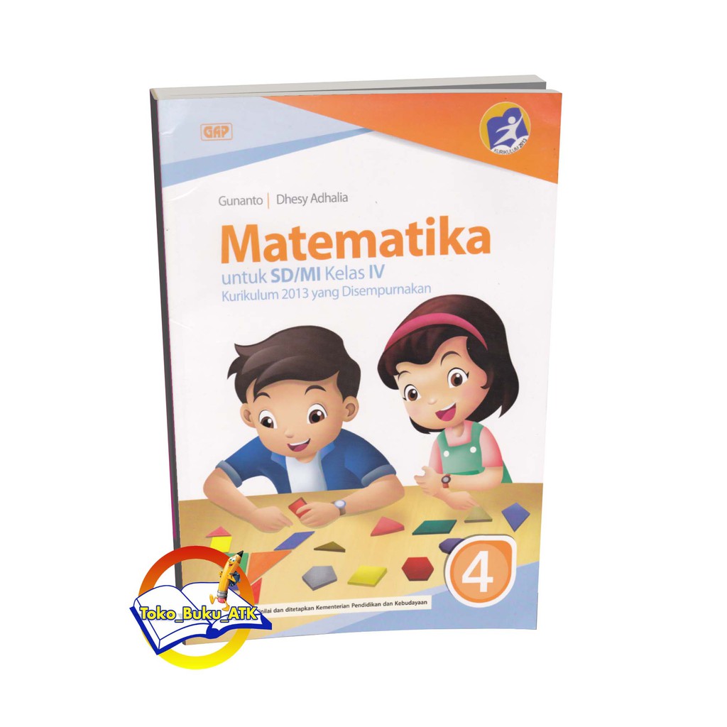 Buku Matematika Kelas 4 Sd Kurikulum 2013 Dinas Pendidikan Gap Shopee Indonesia