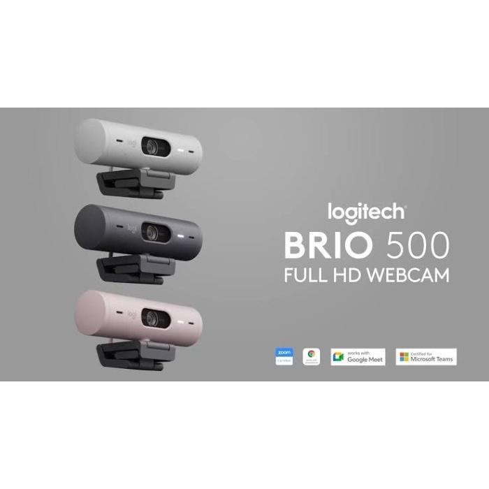 Logitech Brio 500 Full HD Webcam With Privacy Shutter