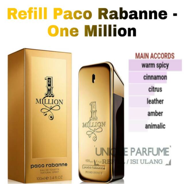 recharge parfum one million