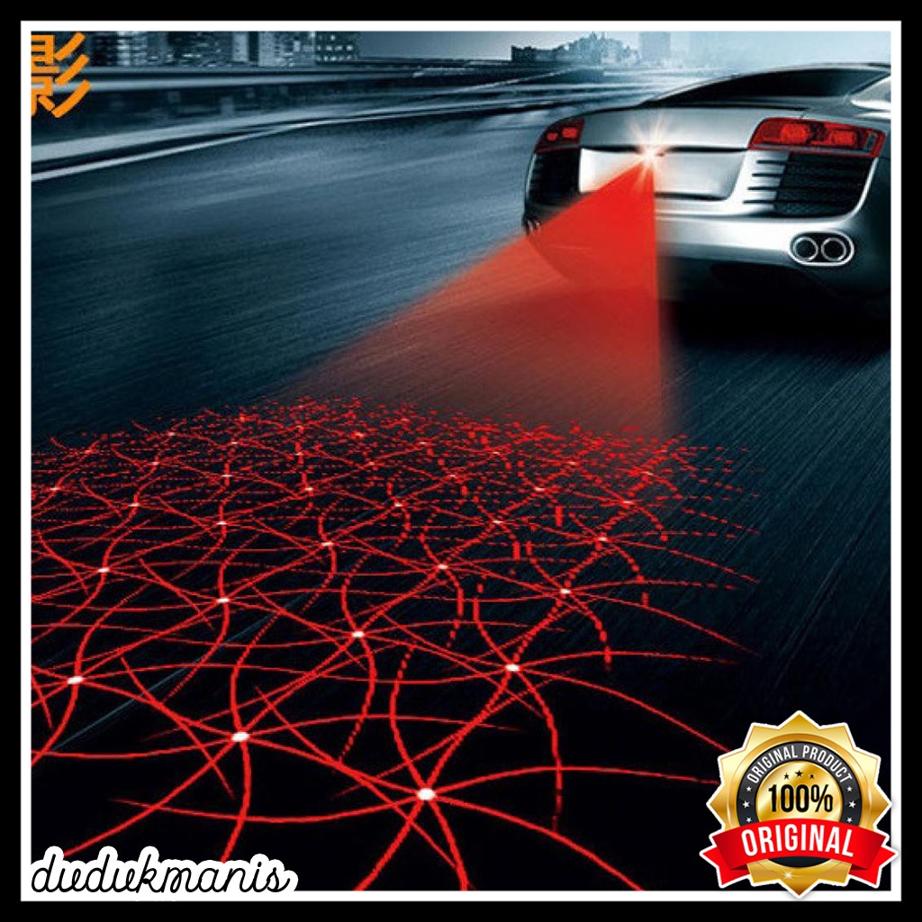 Lampu Kabut Fog Light Mobil Lampu Belakang Mobil Foglamp Waterproof IPX4 Anti Air HOB-120