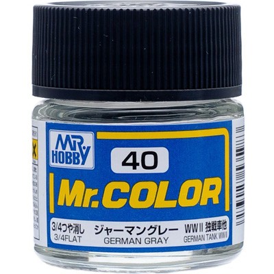 Mr Color 40 German Gray - German Tank WWII - Cat Gundam Model Kit Paint