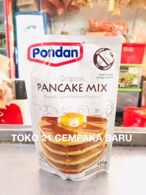 

Pondan Pancake Mix Pouch 125 gram Rasa