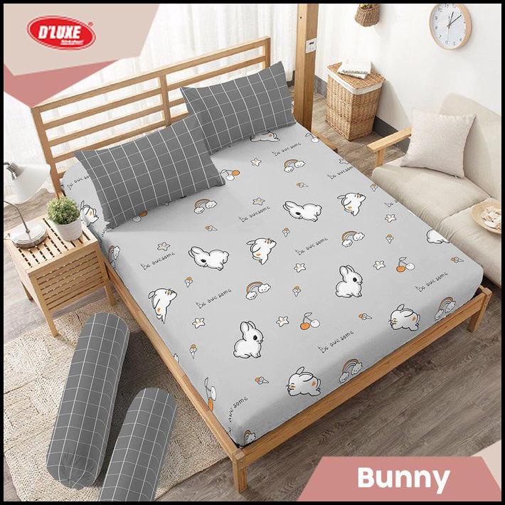 Sprei Kintakun Deluxe No. 2 Queen Size 160X200 Bunny