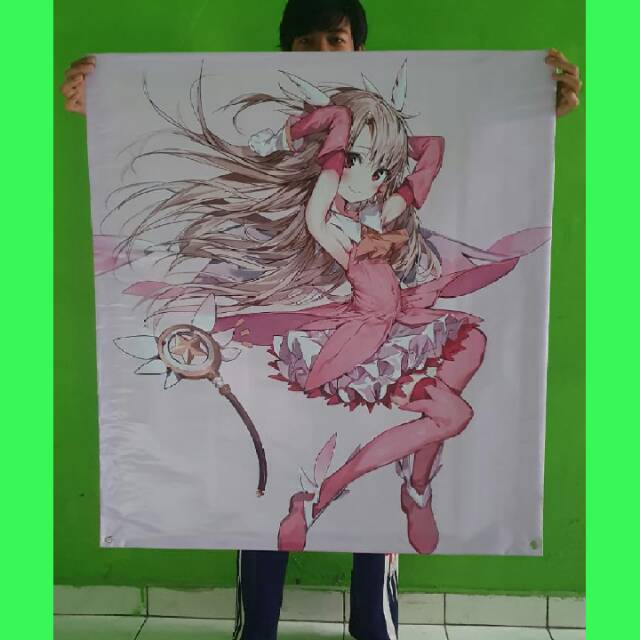 Poster anime fate kaleid liner prisma illya , ukuran 1 meter