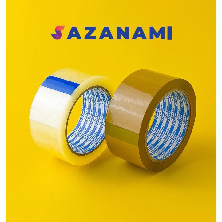 

Diskon Lakban bening 2" Inch 90 Yard sazanami opp tape isolasi selotip - Bening Big Sale