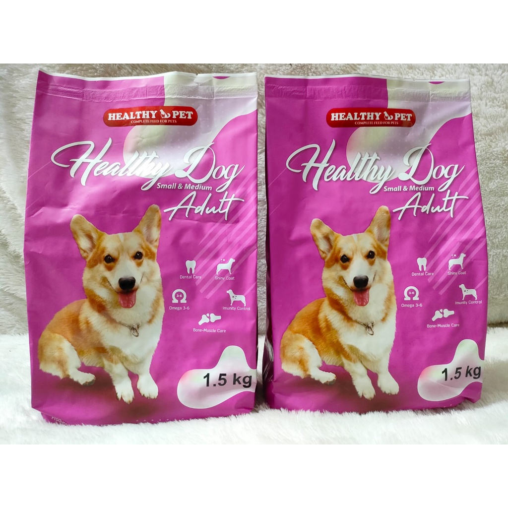 Makanan Anjing Healthy Dog Adult 1,5 kg - Healthy Pet