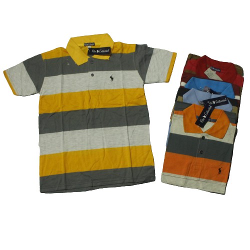 baju kaos atasan krah polo anak  murah SIZE 4-10THN