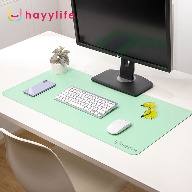 HAYYLIFE Mouse Pad Alas Komputer Waterproof Leather  alas mouse alas meja besar alas menulis alas meja komputer tahan air bahan kulit HL-AIA584-1