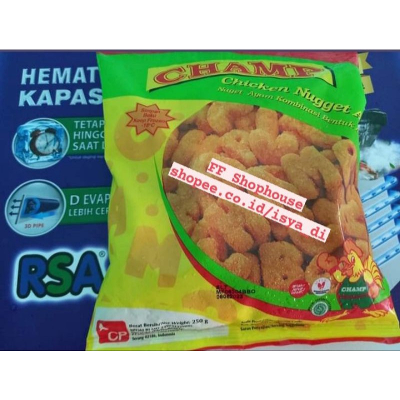 

Champ Chicken Nugget ABC 250g