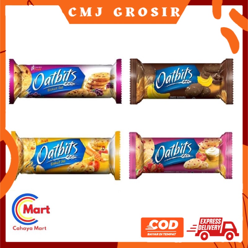 

PROMO OATBITS Yoghurt Biskuit Gandum - Cemilan Oat Diet