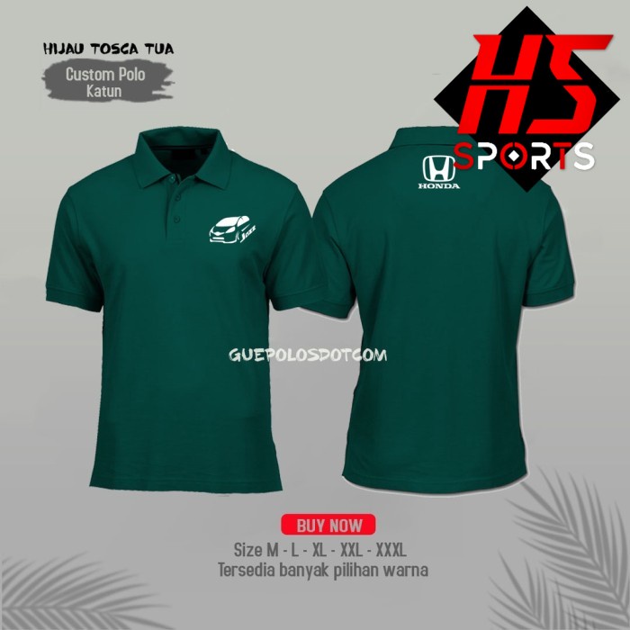 Poloshirt - Kaos Polo Mobil Honda Jazz - BAJU kerah HONDA JAZZ