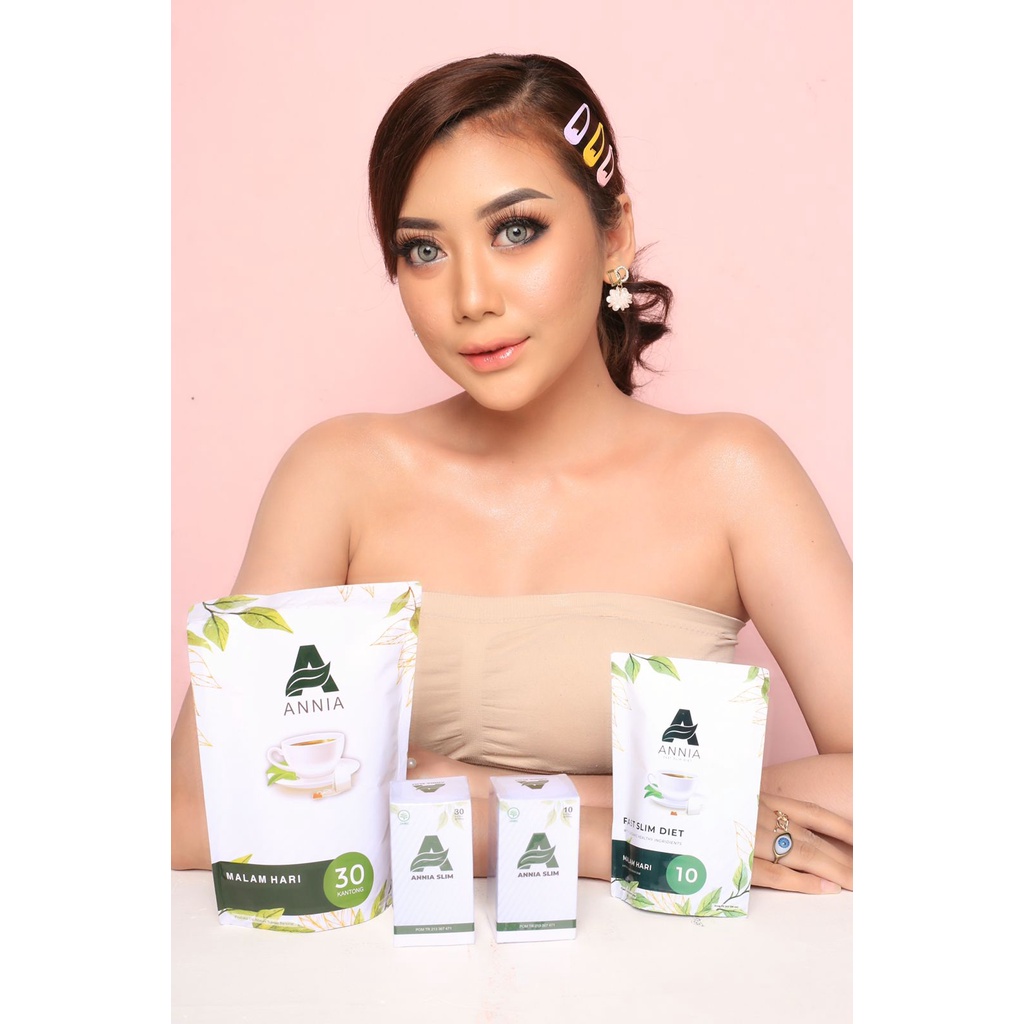 Jual Annia Paket Fast Slim Diet Herbal 30 Hari P10 X 3paket Shopee