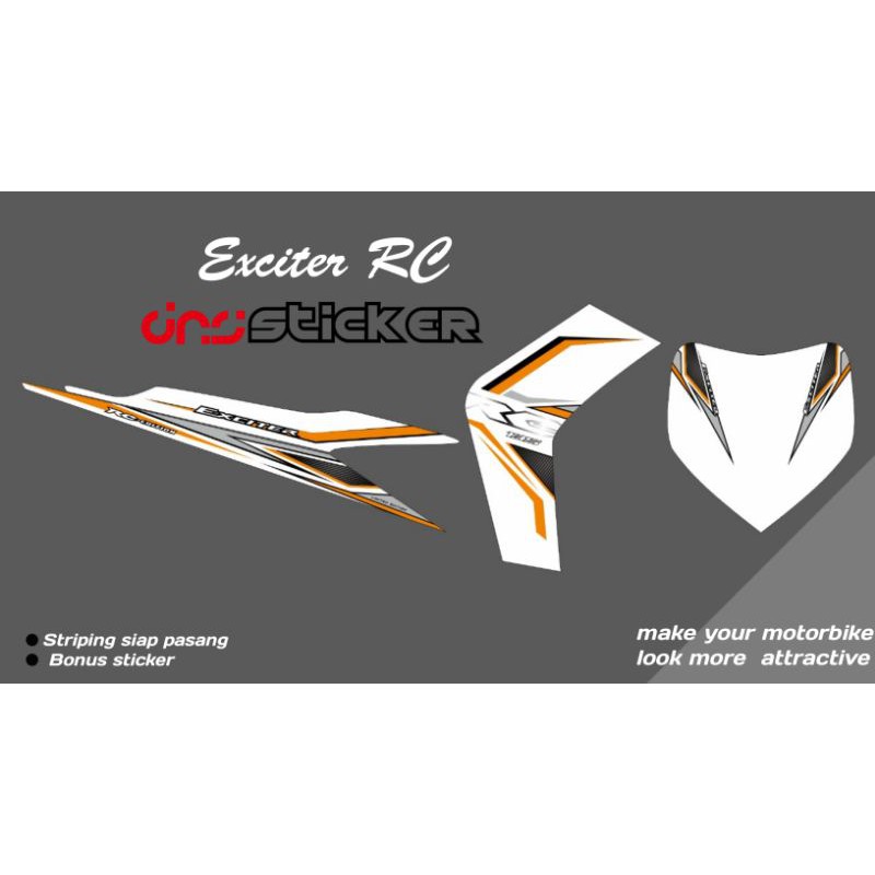 Striping jupiter mx 135 exciter RC transparan