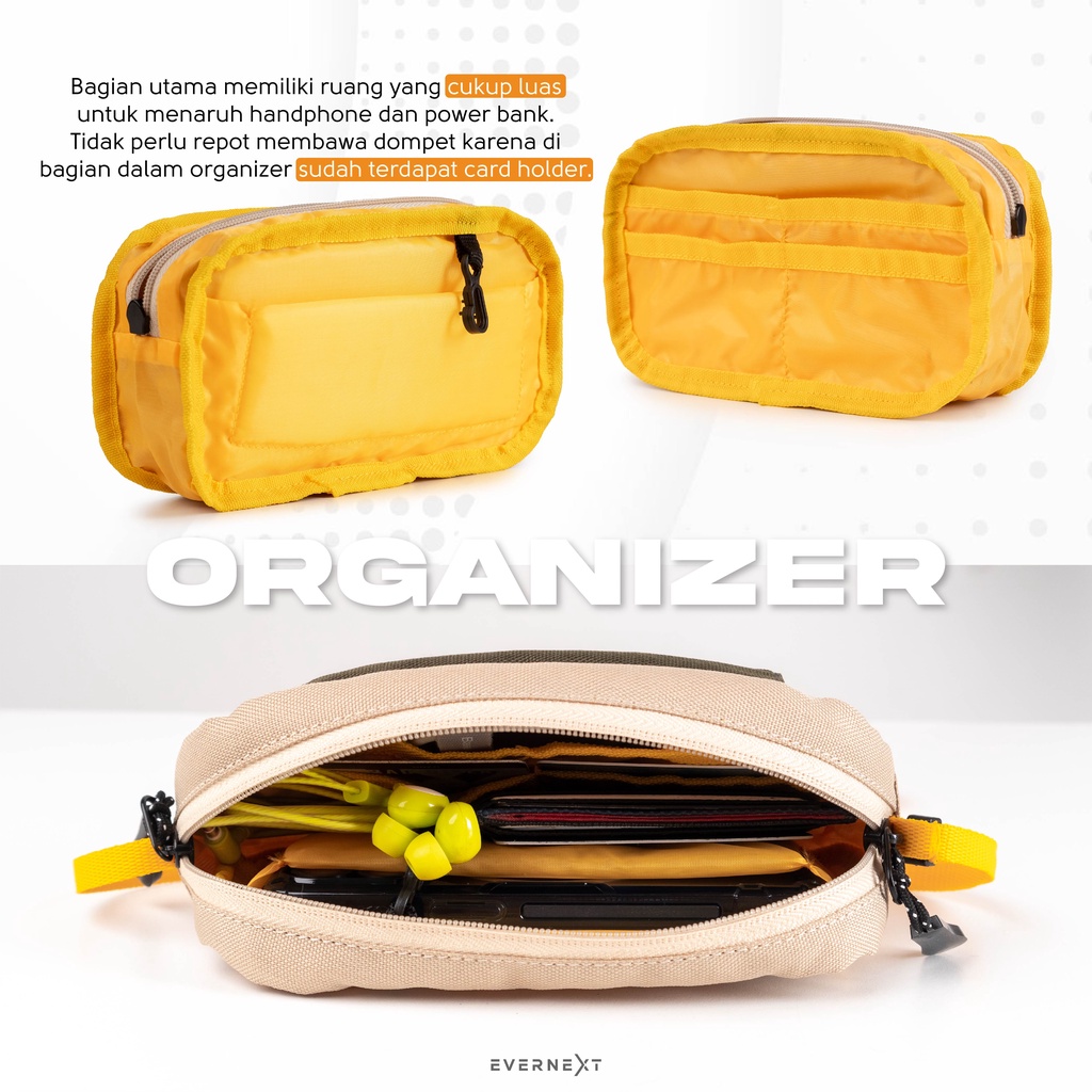 Tas Slingbag Mini Tali Panjang Tas Slempang Cewek Simpel Minimalis Murah COD Jakarta Buat Jalan Santai