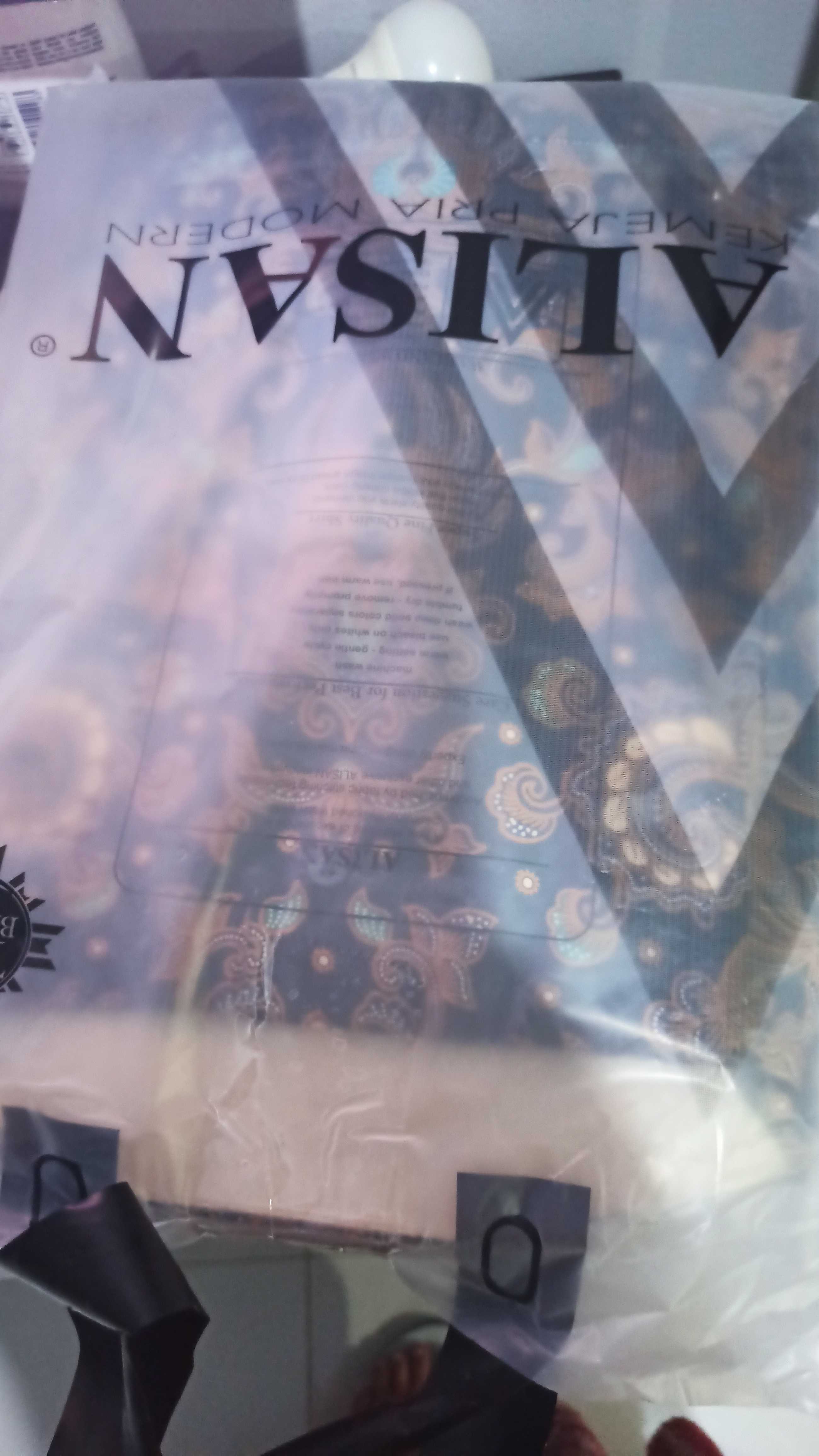 Kemeja Batik Alisan Slimfit Lengan Pendek Size 14.5 - 16