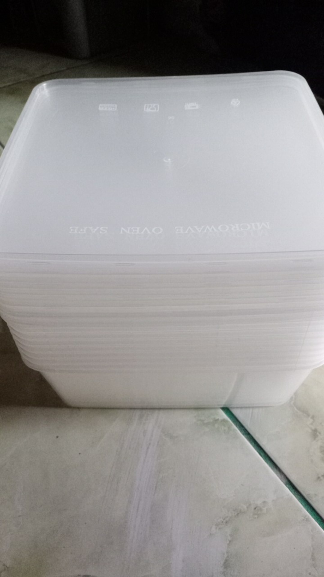 Thinwall Kotak 2000 Ml/ Kotak Plastik/ Kotak Makan/ Food Container Isi 10pcs