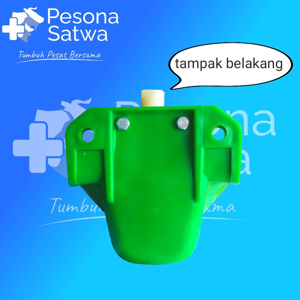 Tempat Minum Domba Kambing Nipple Plastik Otomatis 1.2liter -Drinking Bowl-