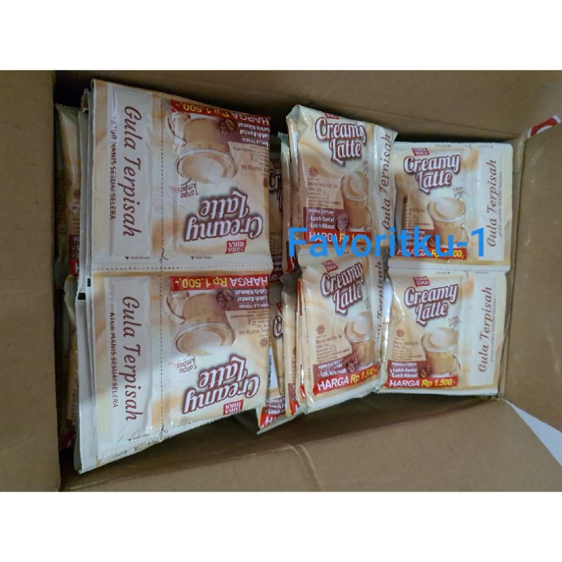 

TORABIKA Kopi Creamy Latte Gula Pisah 25gr. 1 Renteng Isi 10 Sachet