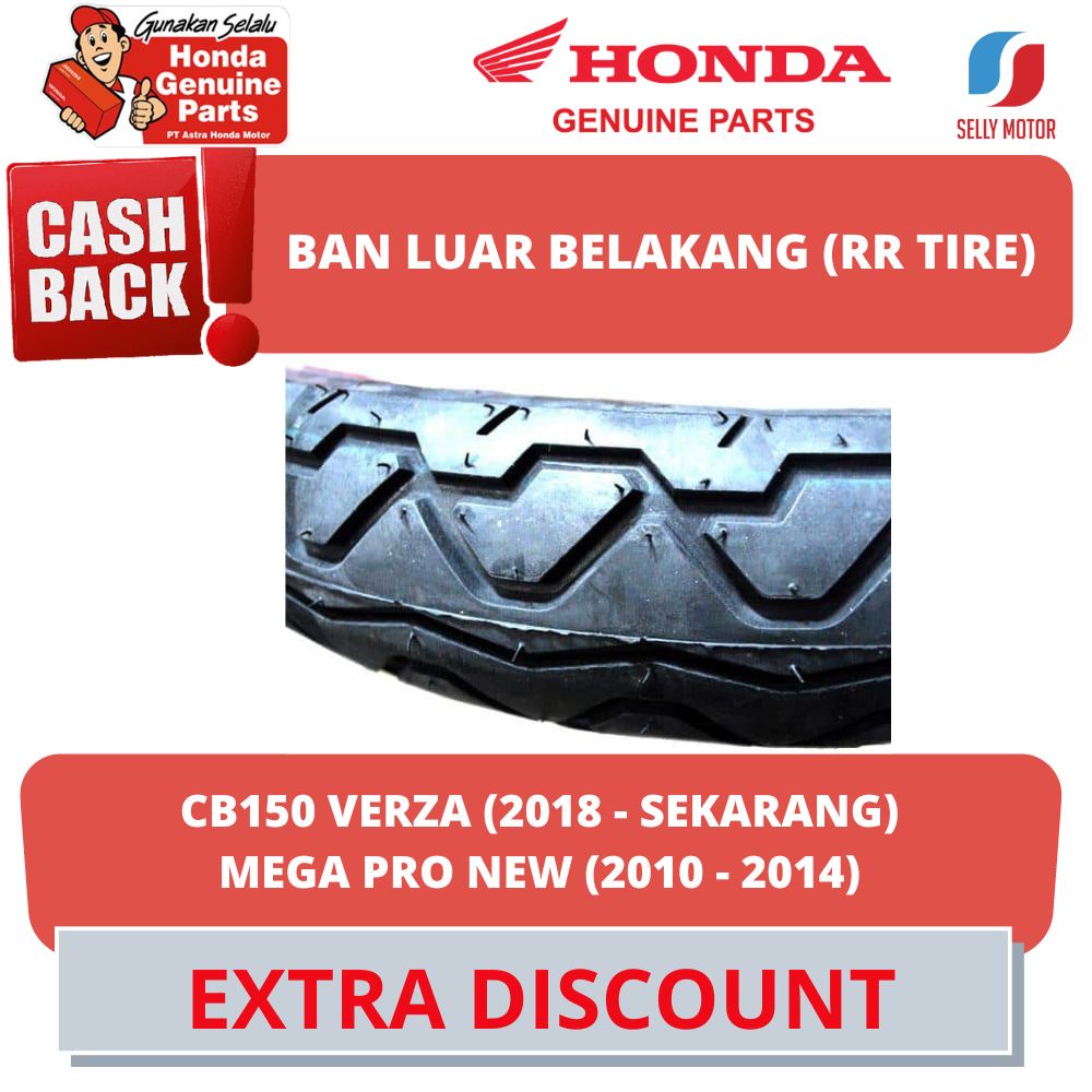 Ban Luar Belakang (RR Tire) Verza 150 FI CB150 Verza Mega Pro FI