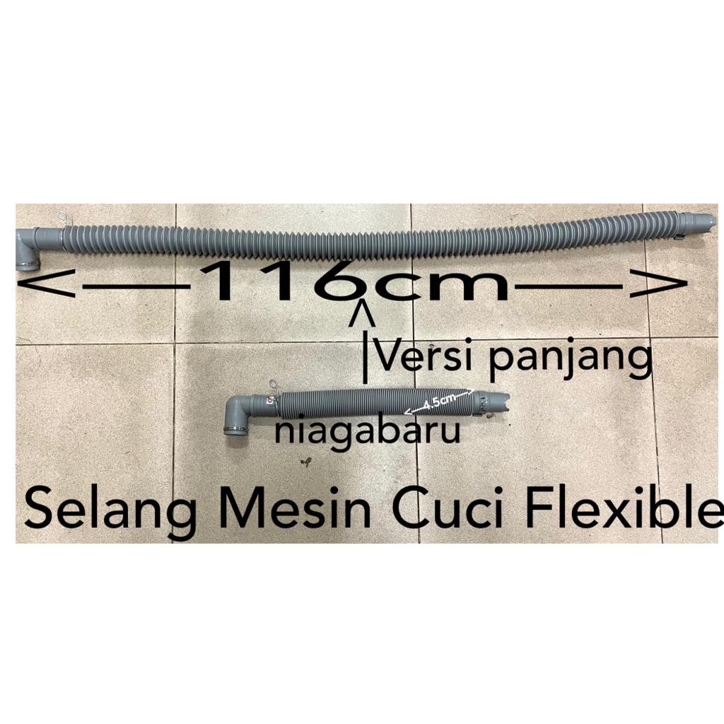 Selang Pembuangan Drain Hose Mesin Cuci Flexible Universal