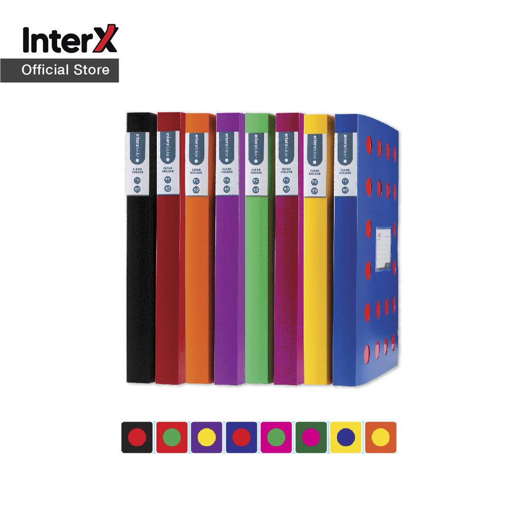

InterX Clear Holder 40 Pc Folio Dot Series w/ inner bag