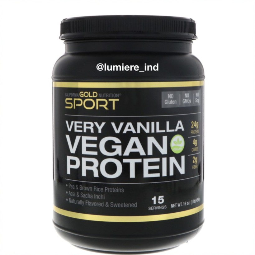 

CALIFORNIA GOLD NUTRITION VERY VANILLA VEGAN PROTEIN
