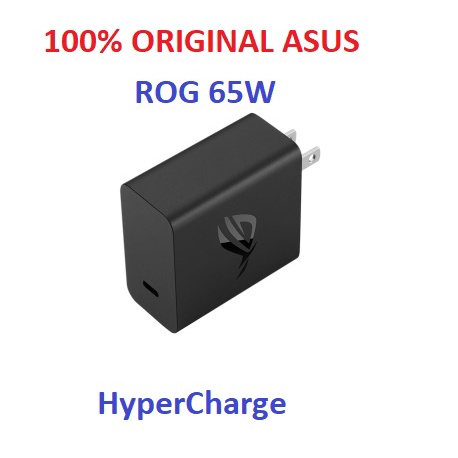 Asus Adaptor Charger ROG 65W PD HyperCharge Fast Original