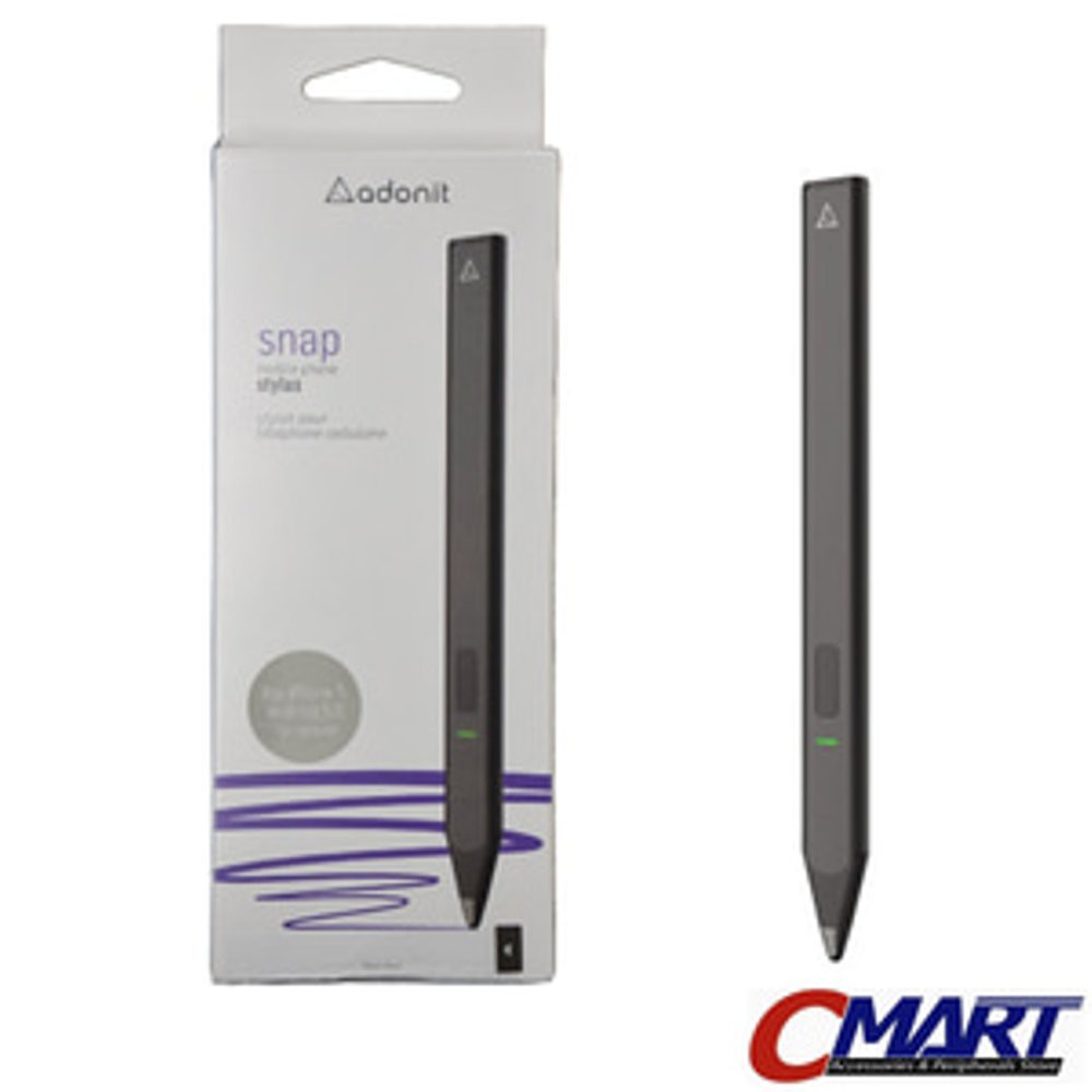 Adonit Snap mobile phone Stylus Pen Android iPhone BLACK - ADN-ADSPB
