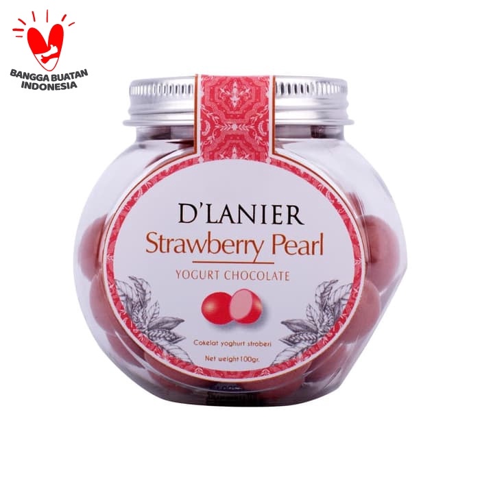 

COKELAT- D'LANIER STRAWBERRY PEARL WITH YOGURT CHOCOLATE (100GR) -COKELAT.