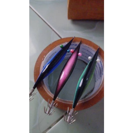 Egi / Udang-udangan / Squid jig Bahan Kayu