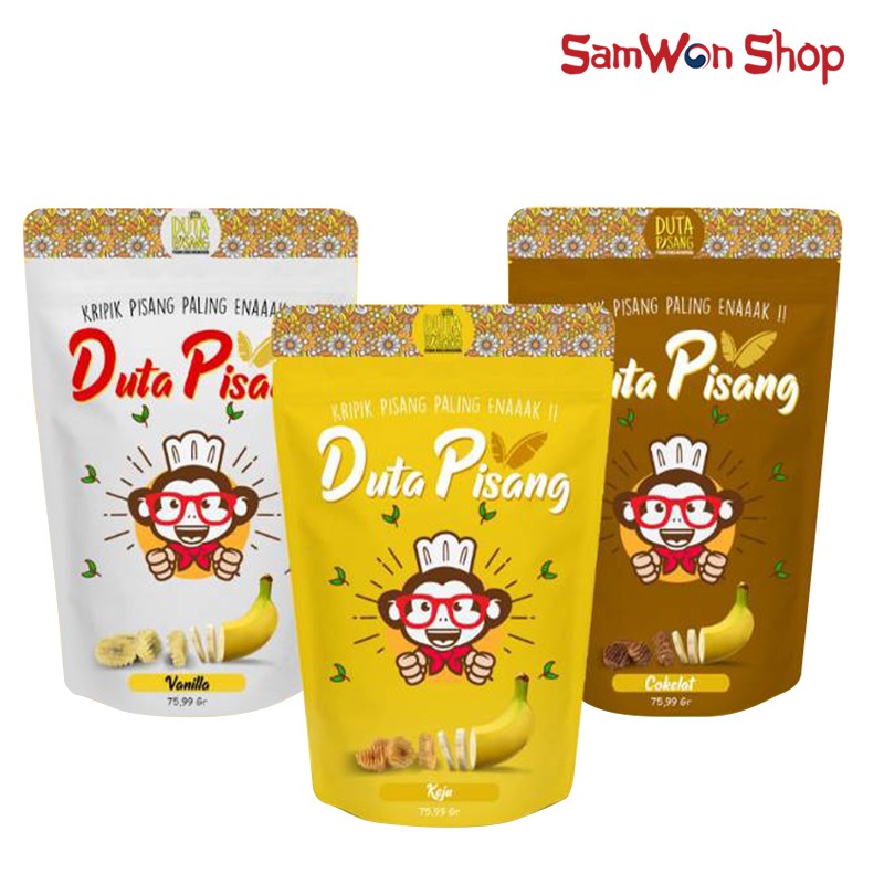 KERIPIK DUTA PISANG 76GR VARIAN RASA / SNACK PISANG PALING ENAAK