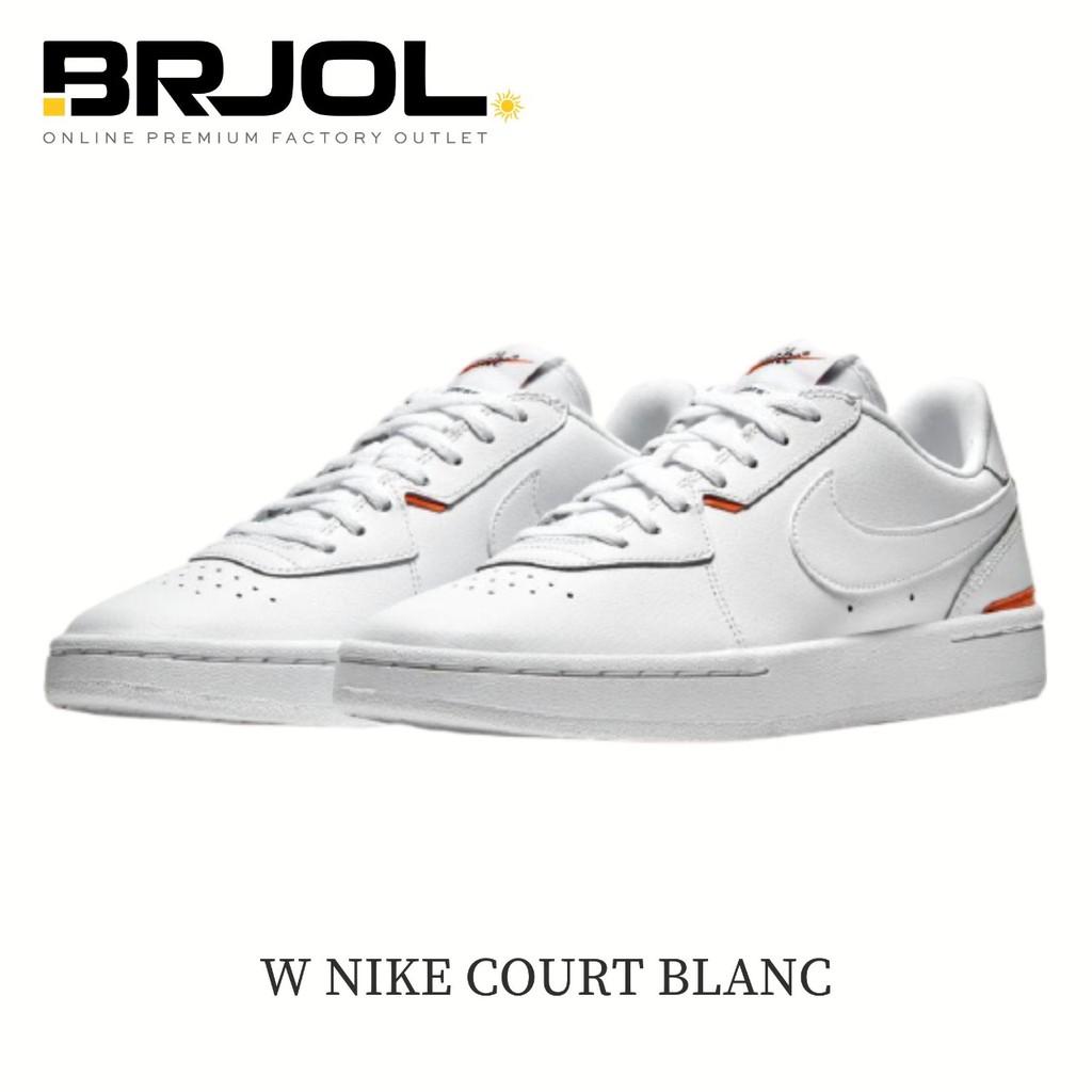 nike court blanc sneaker black and white