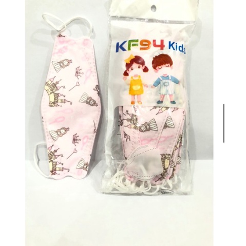 MASKER ANAK KF94 MOTIF KARAKTER 4 PLY PREMIUM QUALITY ISI 10 PCS