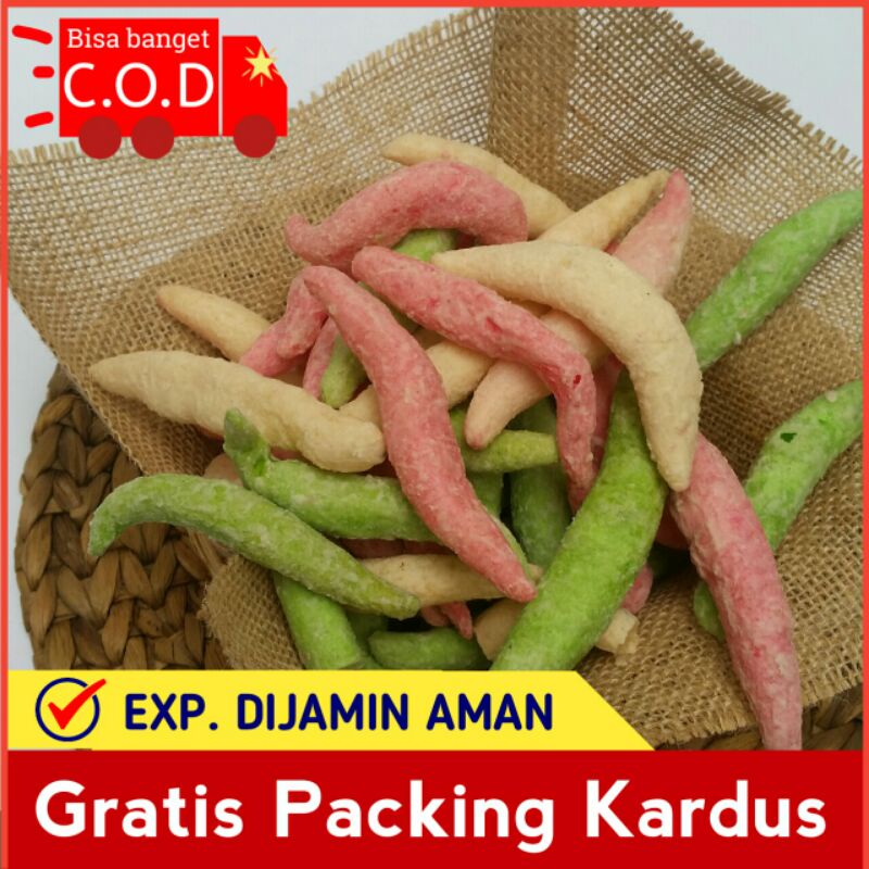 

[CINTAH SNACK] WIDARAN WARNA 150 GRAM / GABUS PELANGI / TELUR GABUS WARNA