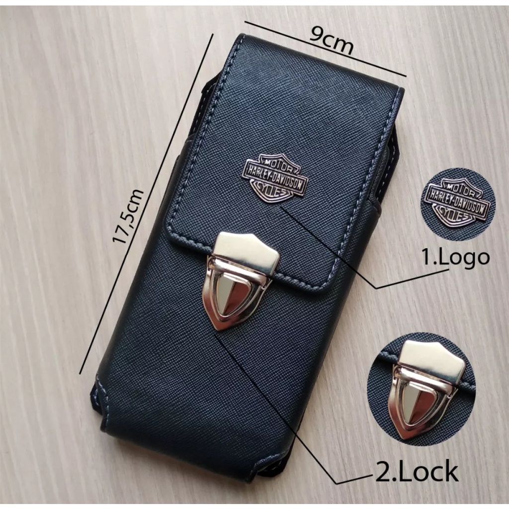 DOMPET HP PINGGANG PRIA 2 SLOT &amp; 1 SLOT UKURAN 6'5&quot; INCHI / SARUNG HP PINGGANG PRIA BAHAN TEBAL TERBARU!!!