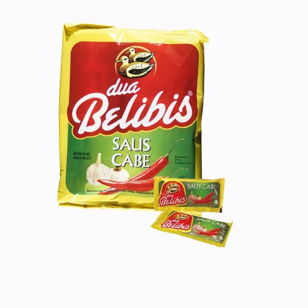 DUA BELIBIS SAUS CABE SACHET 9gr ISI 24 PCS