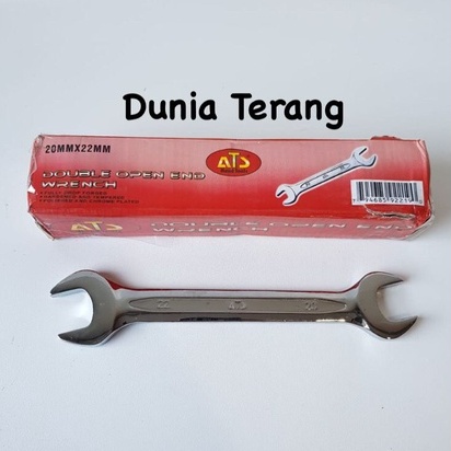 Kunci PAS ATS 20x22 mm 20 mm 22 mm - Kunci Buka 20mmx22mm - Konci Pas 20-22 - Double Open End Spanner 20mm 22mm ATS