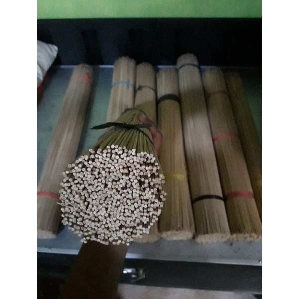 Ruji Sangkar Ecer 100 Batang 2,5mm Panjang 60cm Jeruji Sangkar Burung Bambu Murah