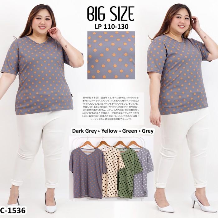 Super Sale Kaos Wanita Lengan Pendek Jumbo Motif Promo