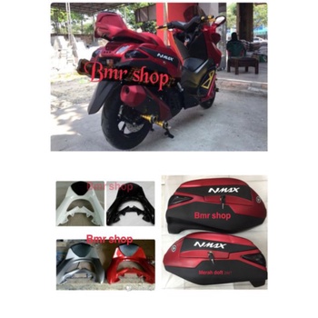 Jual Side box nmax model slim sidebox nmax model slim box samping nmax dan sandaran nmax backrest nm