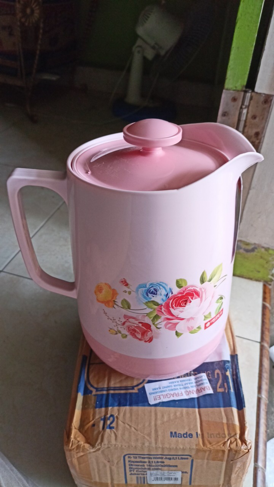 Thermo Water Jug 2.1 L Lionstar / Eskan / Teko Untuk Panas Dan Dingin