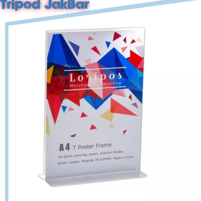 

Acrylic A4 - Akrilik Display Brosur - T-Shapes