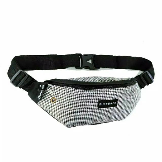 Tas Waistbag Mini White black