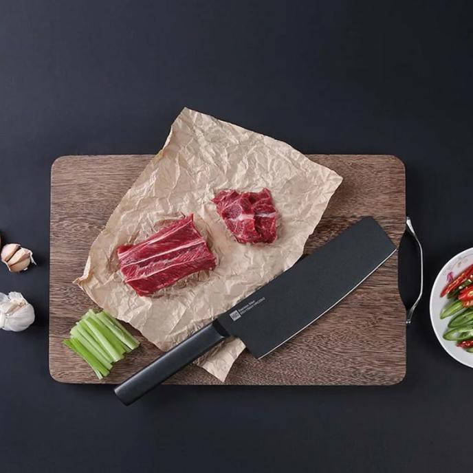 Xiaomi Mijia Huohou Pisau Dapur Kitchen Knife 2 Pcs Hu0015 Black Murah ! Grab Medan