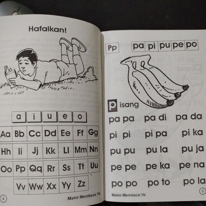 buku mahir membaca 1a dan 1b 32 halaman (15x24cm)