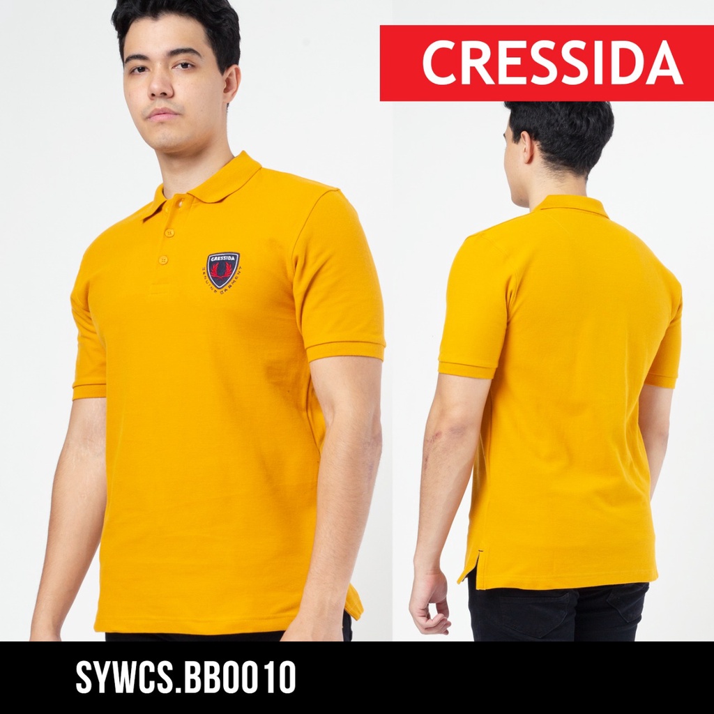 gof KPA CRESSIDA KAOS POLO T-Shirt Cowok Pakaian Pria Lengan Pendek Baru