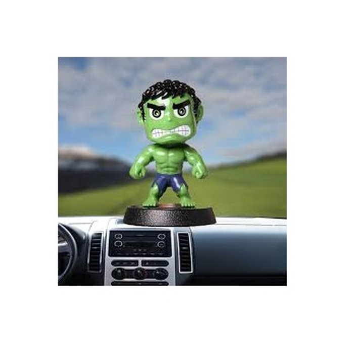 Boneka Dashboard Mobil Boneka Kepala Goyang Avengers Incredible Hulk