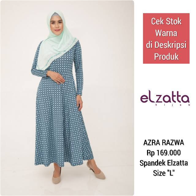 Dress Gamis Muslimah AZRA RAZWA ELZATTA Original